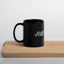 Load image into Gallery viewer, Capturing the machine black mug side other view