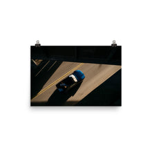 Load image into Gallery viewer, Overhead shot of blue Nissan Stelvio Zagato Autech AZ1