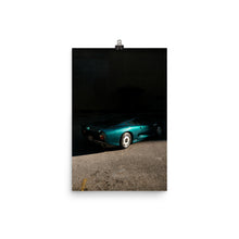 Load image into Gallery viewer, BRG Jaguar XJ220 in shadow (vertical)