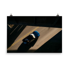 Load image into Gallery viewer, Overhead shot of blue Nissan Stelvio Zagato Autech AZ1