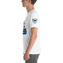 Load image into Gallery viewer, Lancia shirt sleeve detail on model