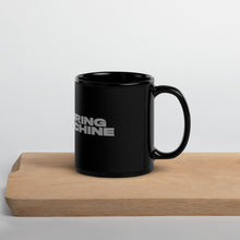 Load image into Gallery viewer, Capturing the machine black mug side view
