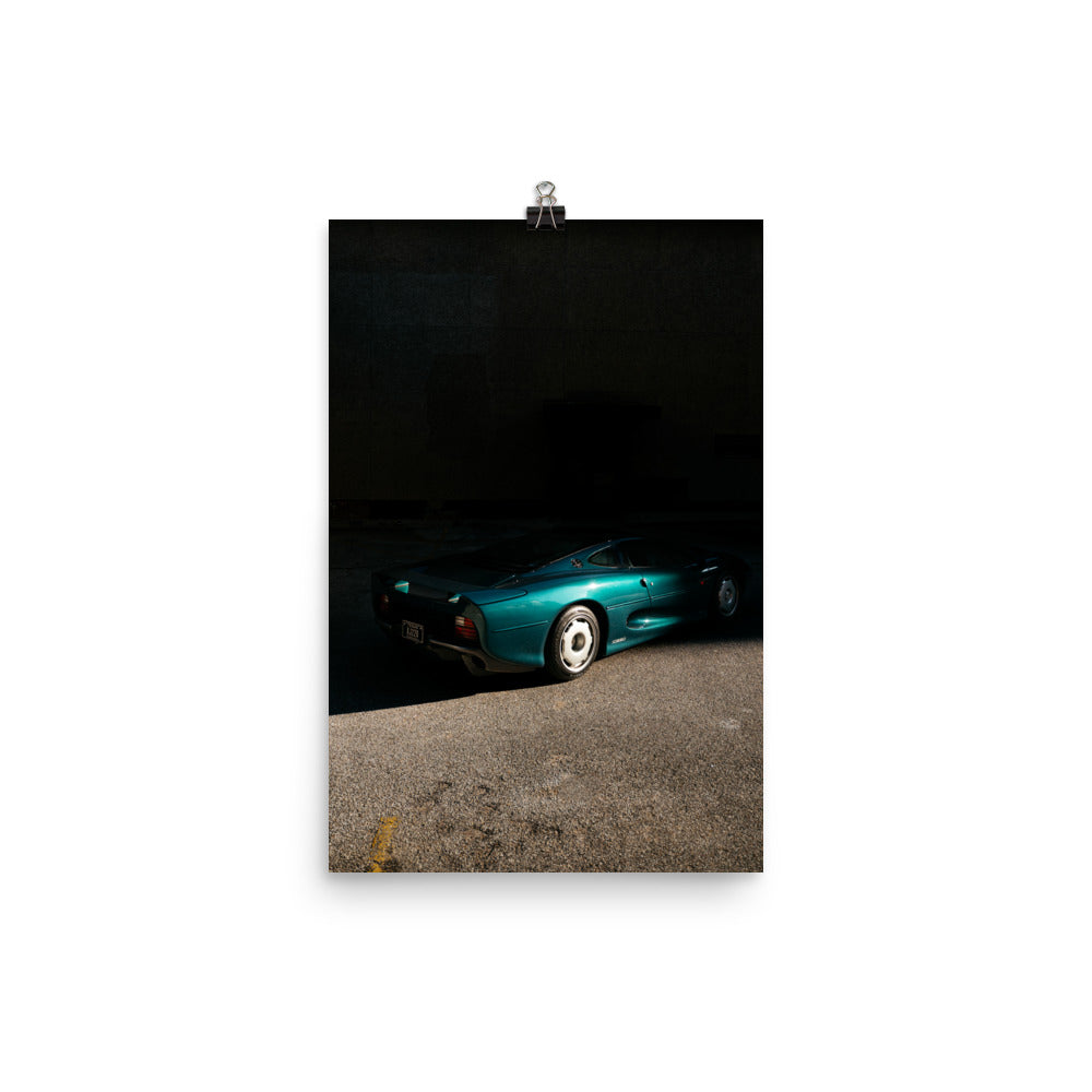 BRG Jaguar XJ220 in shadow (vertical)