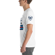 Load image into Gallery viewer, Lancia shirt sleeve detail on model
